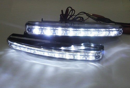 Universal 8 LED Daytime Running Light Daylight / Lamp DRL