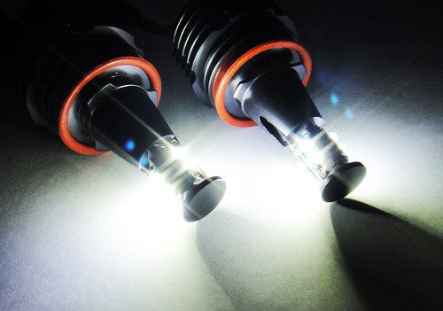 BMW Xenon white H8 40W CREE XP-E LED Angel Eyes / Halo Ring replacement Light bulb
