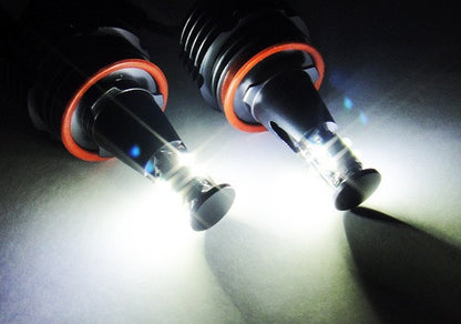 BMW Xenon white H8 40W CREE XP-E LED Angel Eyes / Halo Ring replacement Light bulb