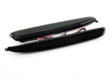 2x LED Bumper Reflector Black Smoked lens Tail Brake Light lamp Red 03-08 Mazda6 Mazda 6