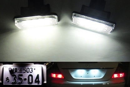LED License Number Plate Light lamp OEM replacement kit Mercedes W211 W219 R171