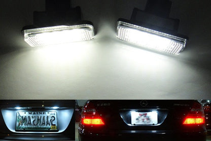 LED License Number Plate Light lamp OEM replacement kit Mercedes W211 W219 R171