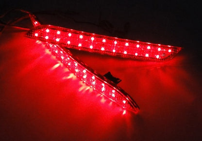 2x LED Bumper Reflector Red lens Tail Brake Light lamp Red 2012+ BMW 3-series F30 F31 F35