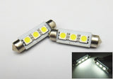 2 pieces of Error Free high power 3 SMD LED 37mm C5W 272 6418 Festoon bulb white