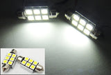 2 pieces of Error Free high power 6 SMD LED 37mm C5W 6418 Festoon bulb white