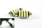 2 pieces of Error Free 16 SMD LED 37mm C5W 272 6418 Festoon bulb white