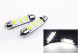 2 pieces of Error Free high power 3 SAMSUNG SMD LED 37mm C5W 6418 Festoon bulb white