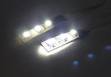 2 pieces of 3 SMD LED universal light strip white