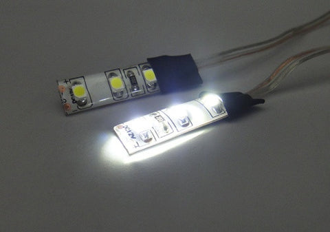 2 pieces of 3 SMD LED universal light strip white
