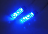 2 pieces of 3 SMD LED universal light strip blue