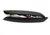 2x LED Bumper Reflector Black Smoked lens Tail Brake Light lamp Red 2012+ BMW 3-series F30 F31 F35