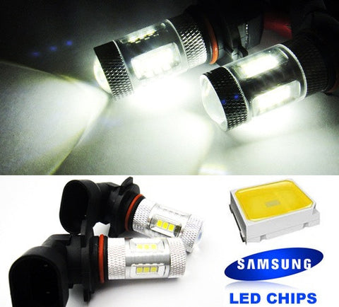 2x 15 SAMSUNG High Power 2835 SMD LED 9005 HB3 9145 H10 Light bulb 15W white