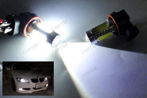 2 pieces of H11 H8 CREE LED Projector Light with 4 Plasma SMD LED 11W white