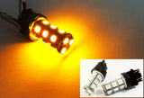 2 pieces of 18 high power SMD LED 3156 P27W 3157 3057 P27/7W Light bulb Amber