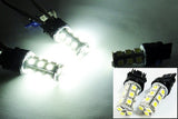 2 pieces of 18 high power SMD LED 182 3156 P27W 180 3157 3057 P27/7W Light bulb White