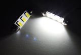 2 pieces of Error Free high power 3 SAMSUNG SMD LED 37mm C5W 6418 Festoon bulb white