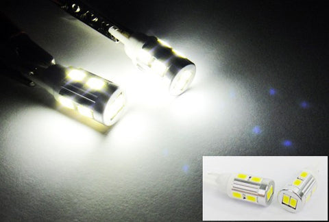 2 pieces of 10 SAMSUNG SMD LED T10 168 194 2825 501 W5W wedge Light bulb white