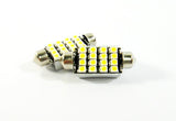 2 pieces of Error Free 16 SMD LED 37mm C5W 272 6418 Festoon bulb white