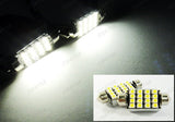 2 pieces of Error Free 16 SMD LED 37mm C5W 272 6418 Festoon bulb white