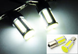 2 pieces of LUFFY 382 (P21W) 1156 7506 BA15s High Power COB LED Light bulb 25W white