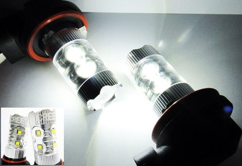 2 pieces of 9005 HB3 9145 H10 9140 10X CREE XB-D LED Projector Light bulb 50W white