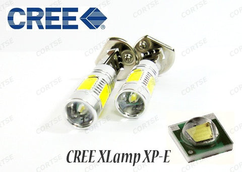 2 pieces of H1 448 CREE LED Projector Light with 4 Plasma SMD LED 11W white