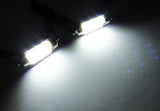 2x 6W High Power COB LED 37mm C5W 6418 Error Free Festoon bulb white