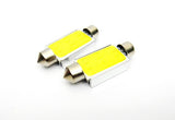 2x 8W High Power COB LED 42mm C5W 264 Error Free Festoon Light bulb 578 211-2 white