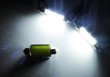2x 8W High Power COB LED 42mm C5W 264 Error Free Festoon Light bulb 578 211-2 white