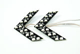2 pieces of 14 SMD LED Side Mirror Turn Signal Arrow Panel Light Red