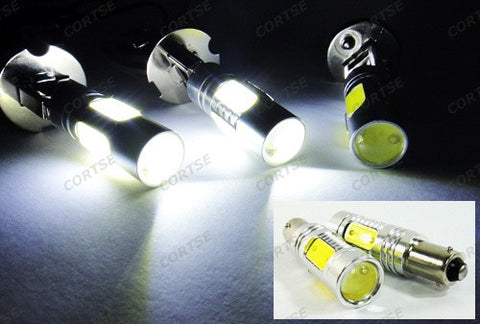 2 pieces of BAX9s H6W 64132 High Power LED Projector Light bulb with Plasma SMD LED 7.5W white