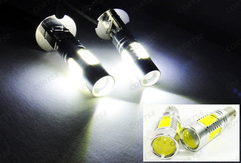 2 pieces of BAX9s H6W 64132 High Power LED Projector Light bulb with Plasma SMD LED 7.5W white