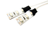 2 pieces of 3 SMD LED universal light strip purple