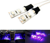 2 pieces of 3 SMD LED universal light strip purple