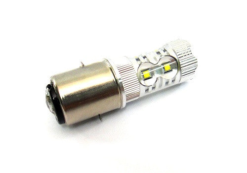 1 piece of H6 BA20d 10x CREE XB-D LED Projector Headlight Light bulb 50W white