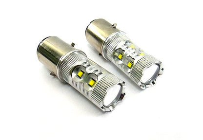 1 piece of H6 BA20d 10x CREE XB-D LED Projector Headlight Light bulb 50W white