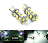 2 pieces of 18 High Power SMD LED 380 (P21/5W) 1157 7528 BAY15d Light bulb white