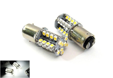 2 pieces of 40 SMD LED 380 (P21/5W) 1157 7528 BAY15d Light bulb white