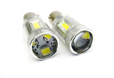 2 pieces of 15 SAMSUNG High Power 2835 SMD LED 380 (P21/5W) 1157 7528 BAY15d Light bulb 15W white