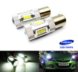 2 pieces of 15 SAMSUNG High Power 2835 SMD LED 380 (P21/5W) 1157 7528 BAY15d Light bulb 15W white