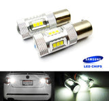 2 pieces of 15 SAMSUNG High Power 2835 SMD LED 380 (P21/5W) 1157 7528 BAY15d Light bulb 15W white