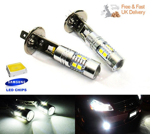 2 pieces of 10 SAMSUNG 2835 SMD LED H1 448 Projector Light bulb white