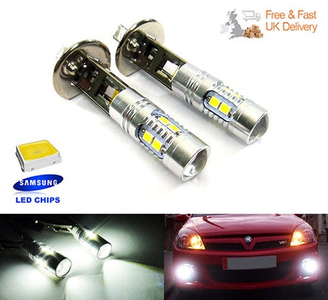 2 pieces of 10 SAMSUNG 2835 SMD LED H1 448 Projector Light bulb white