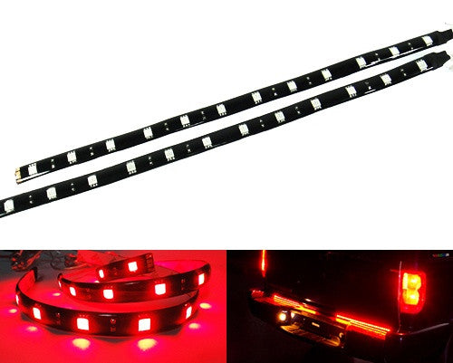 2 pieces of 12 High Power SMD LED Light strip 30cm Red