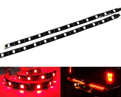 2 pieces of 12 High Power SMD LED Light strip 30cm Red