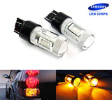 2 pieces of 15 SAMSUNG High Power 2835 SMD LED 580 7443 W21/5W 582 7440 W21W 992 Light bulb 15W amber