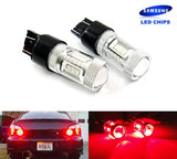 2 pieces of 15 SAMSUNG High Power 2835 SMD LED 580 7443 W21/5W 582 7440 W21W 992 Light bulb 15W red