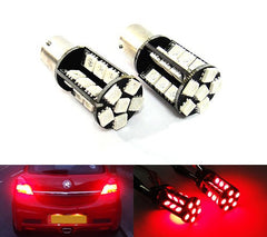 2 pieces of 30 High Power SMD LED 380 (P21/5W) 1157 7528 BAY15d Light bulb Red