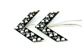 2 pieces of 14 SMD LED Side Mirror Turn Signal Arrow Panel Light Red