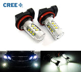 2 pieces of H11 H8 16x CREE XB-D LED Projector Light bulb 80W white